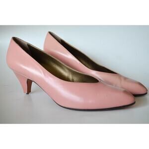 Yves Saint Laurent Vintage Pink Low Heel Pump